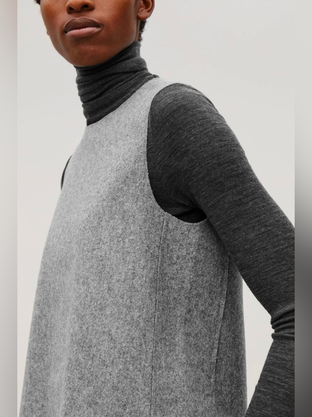 COS Boxy Wool Vest Top - Picture 2 of 7